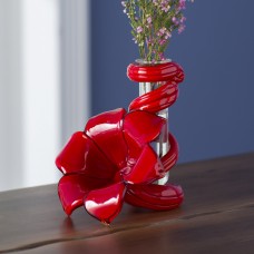 Beachcrest Home Cordero Glass Lily Bud Vase BCHH9256